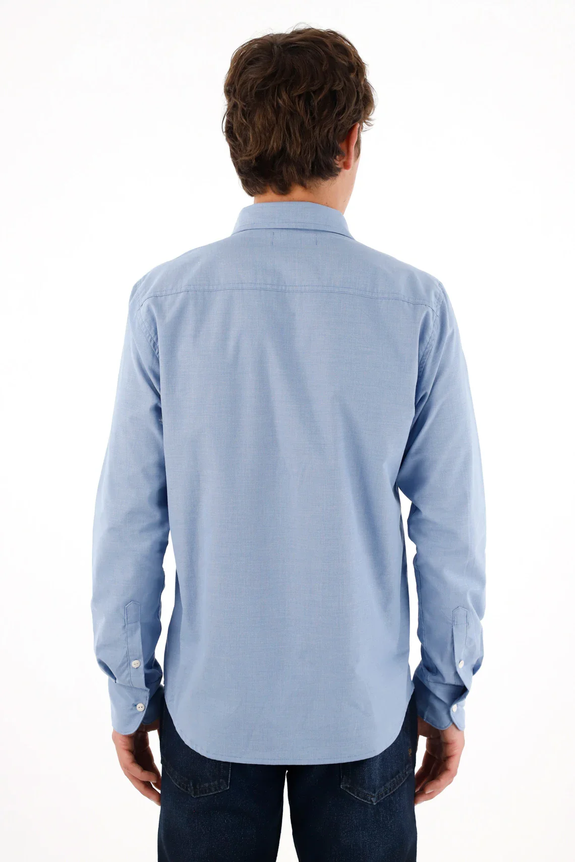 Shirt with Mini Blue Racket for Men - Image 4