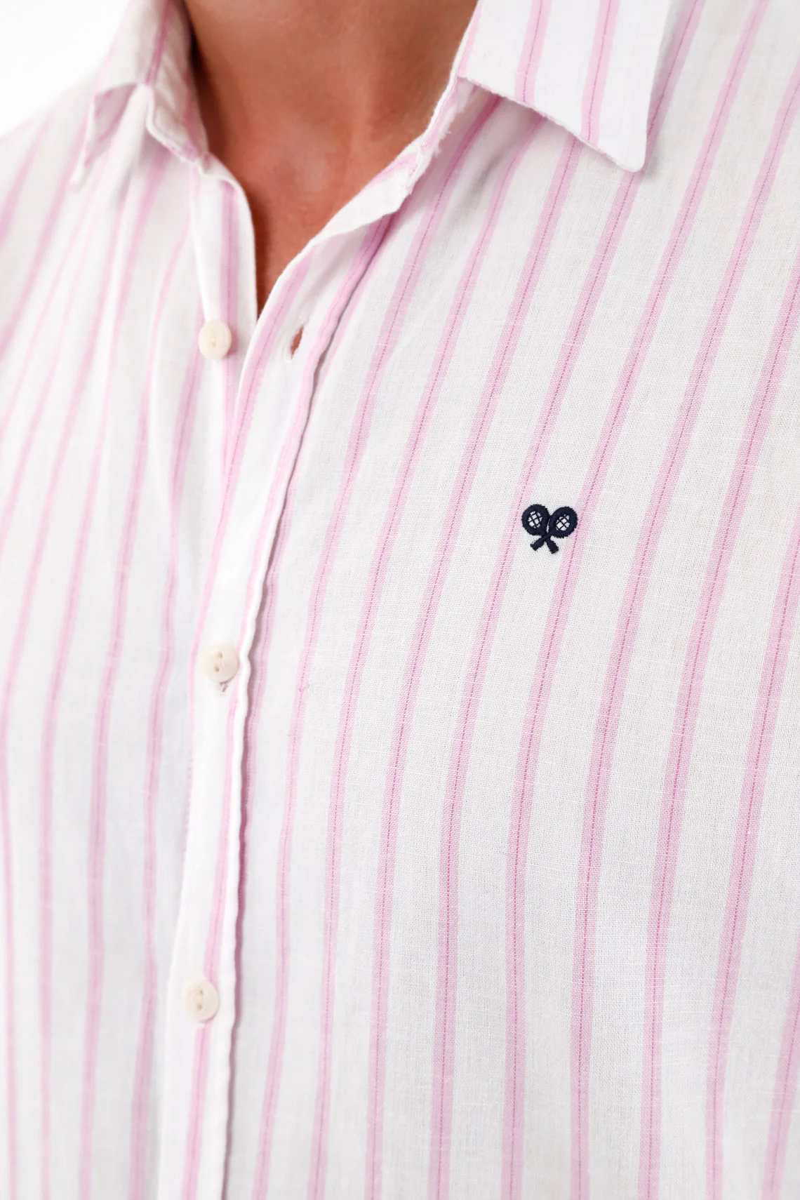 Pink Short Sleeve Shirt for Men - Image 3