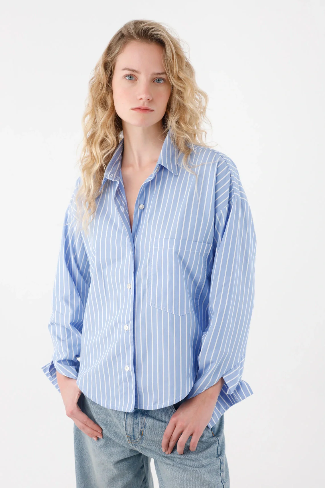 Classic Striped Shirt for Women - Image 2