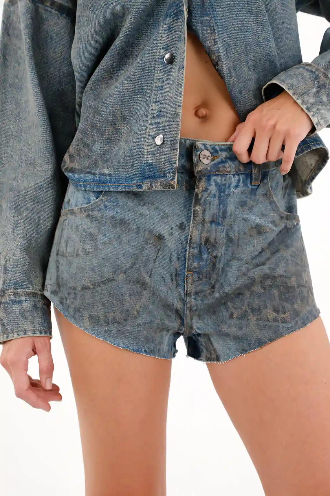 Foil Print Shorts for Women - Image 3