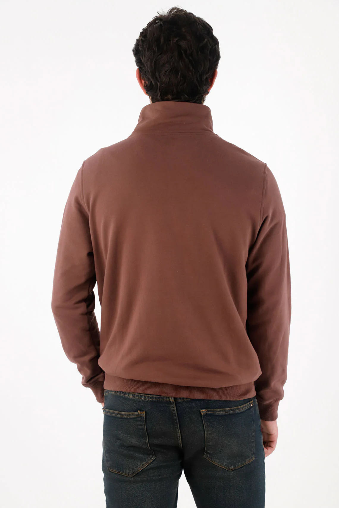 Coffee Zip Sweatshirt for Men - Image 5