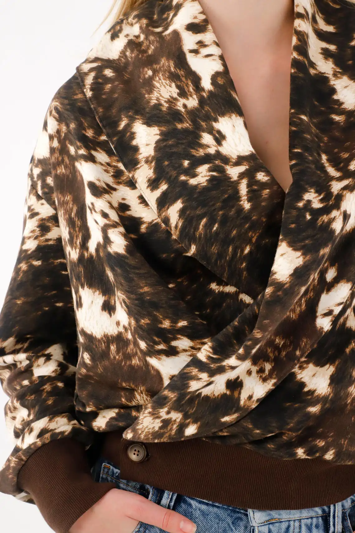 Oversized Printed Sweatshirt for Women - Image 3