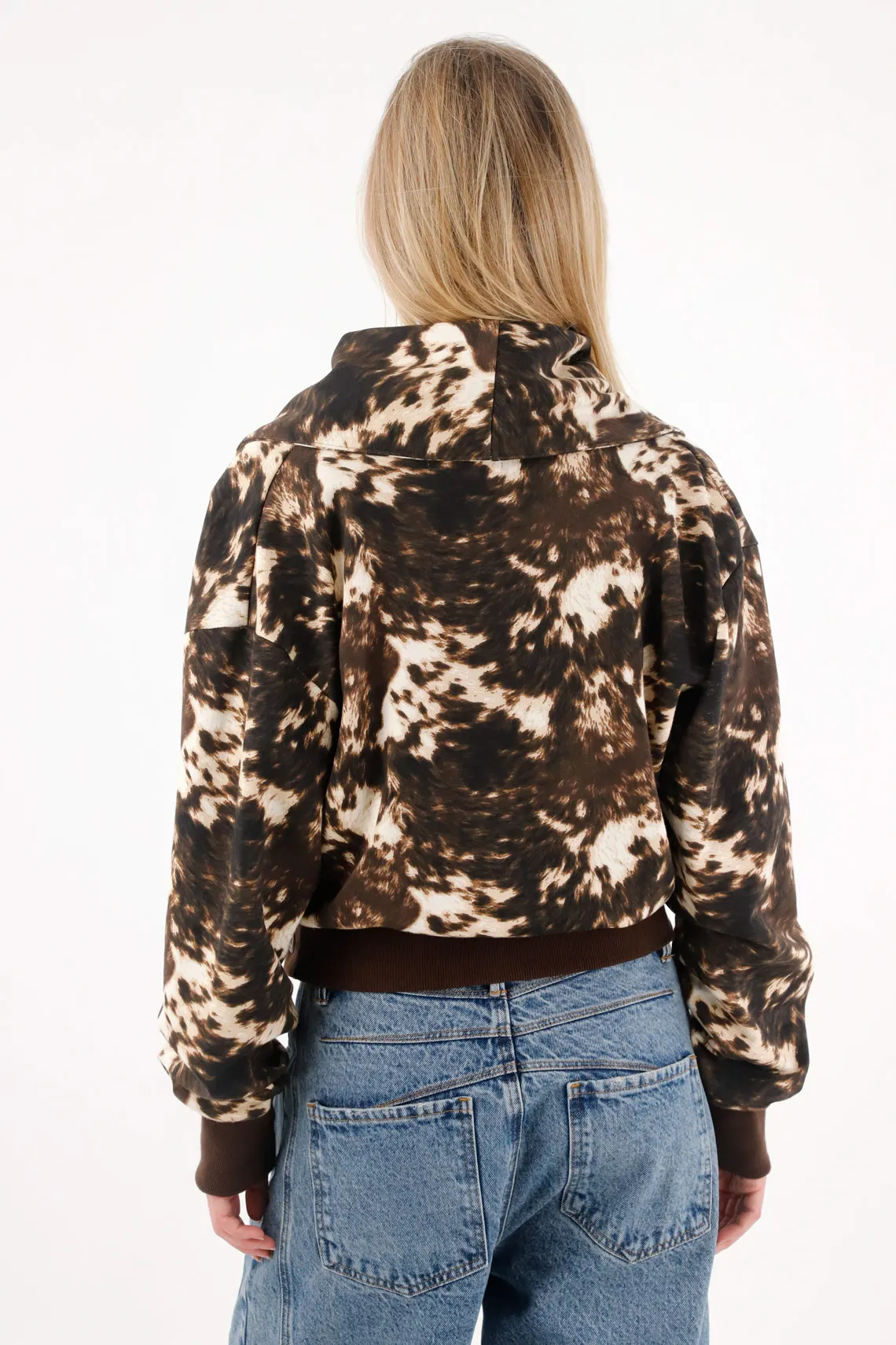 Oversized Printed Sweatshirt for Women - Image 4