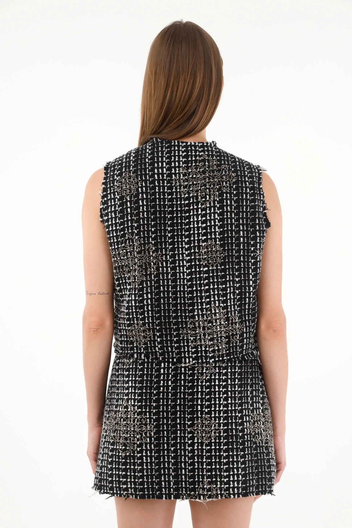 Women's Black Knit Vest - Image 4