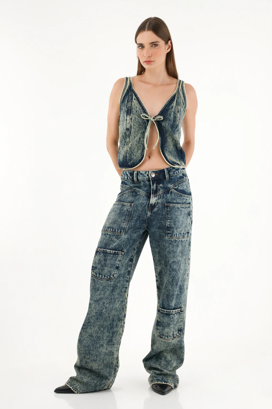 Women's denim vest - Image 4