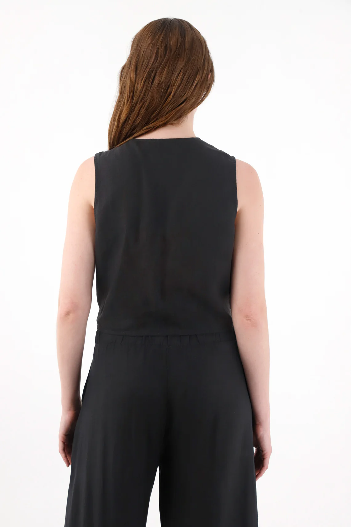 Women's 100% Linen Vest with Embroidery - Image 4