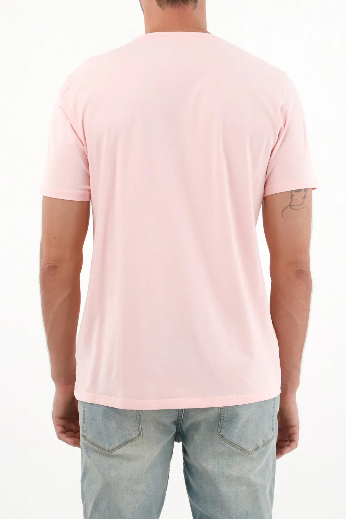 Pink Short Sleeve T-Shirt for Men - Image 6