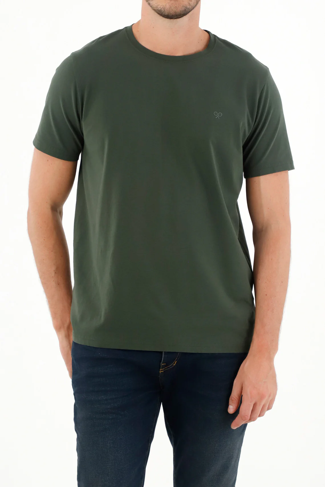 Green Short Sleeve T-Shirt for Men - Image 4