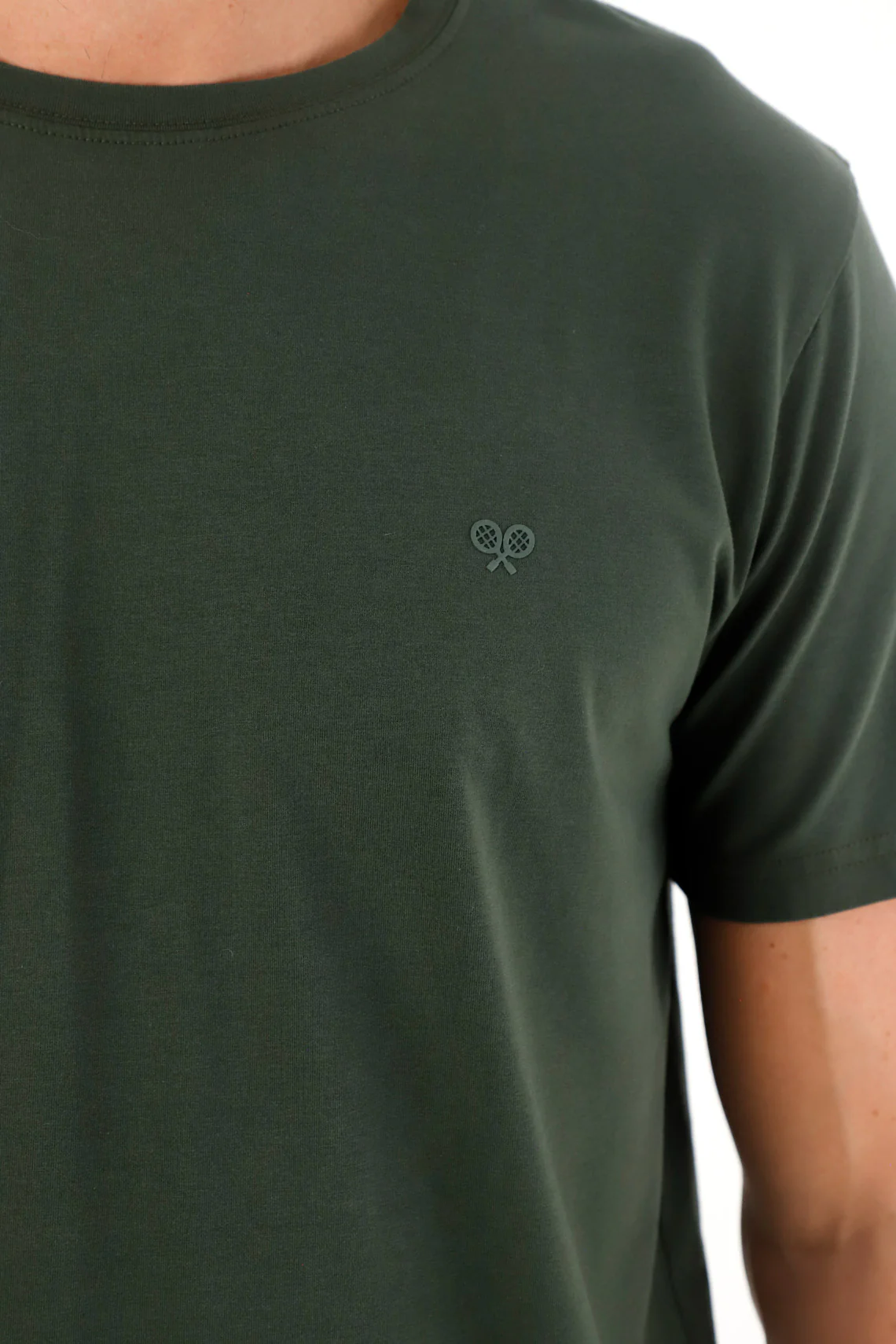 Green Short Sleeve T-Shirt for Men - Image 5