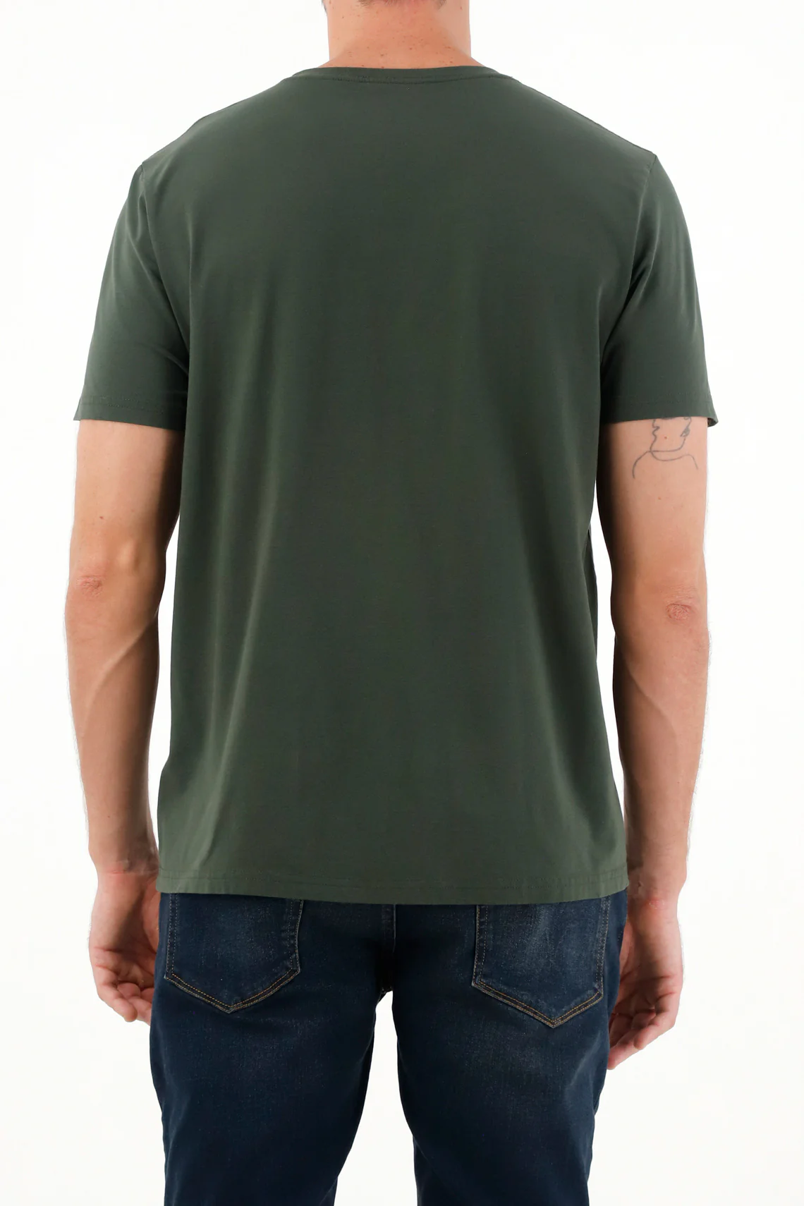 Green Short Sleeve T-Shirt for Men - Image 6