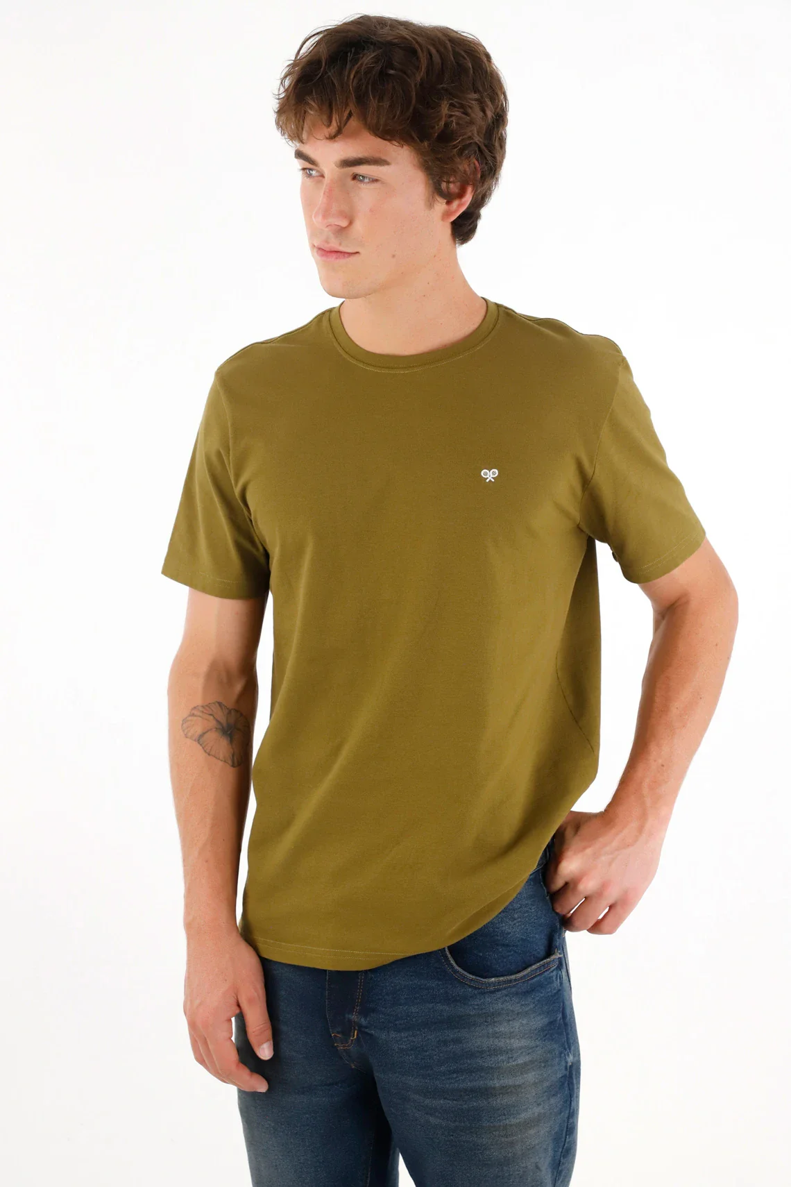 Green Antipilling T-Shirt for Men