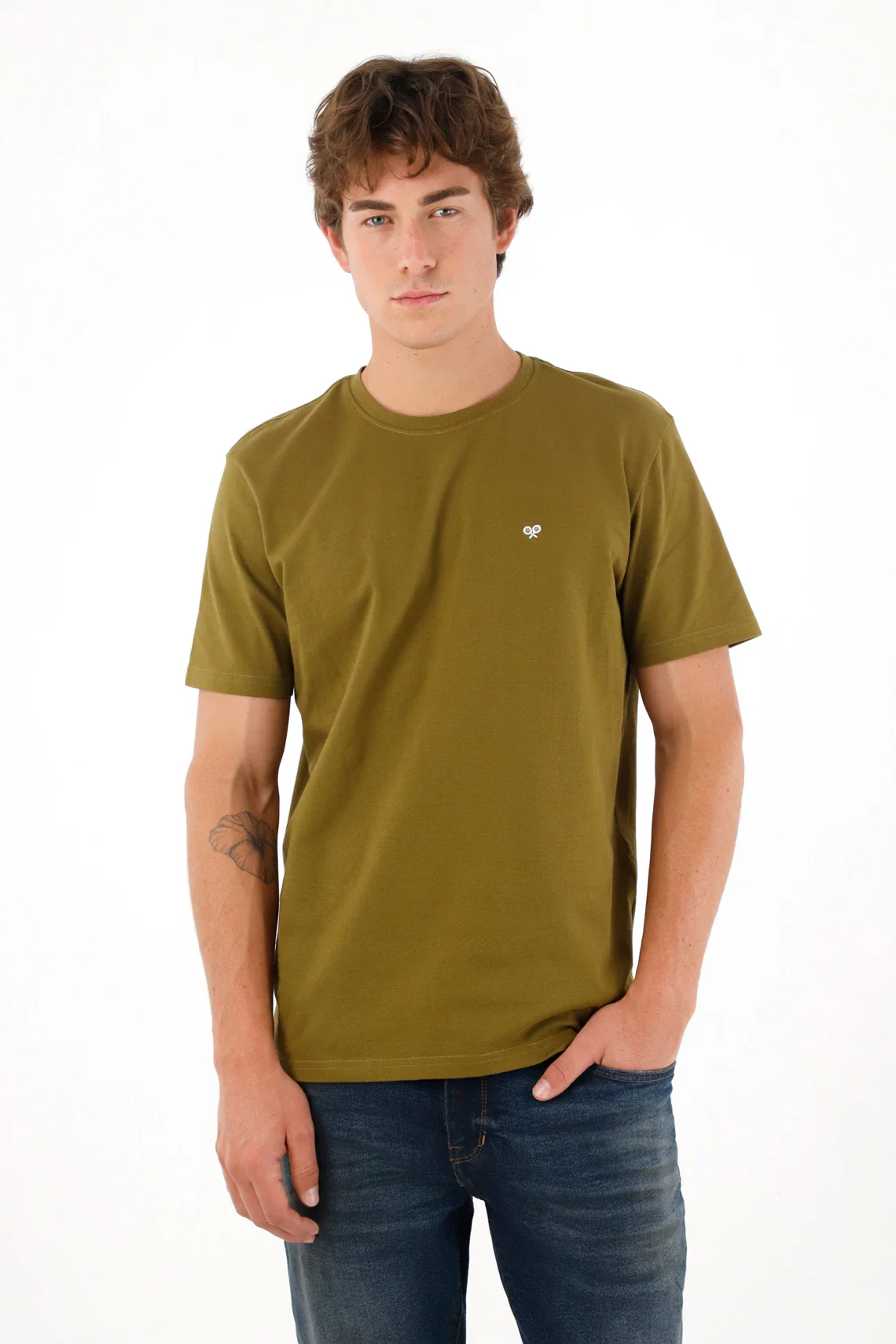 Green Antipilling T-Shirt for Men - Image 3