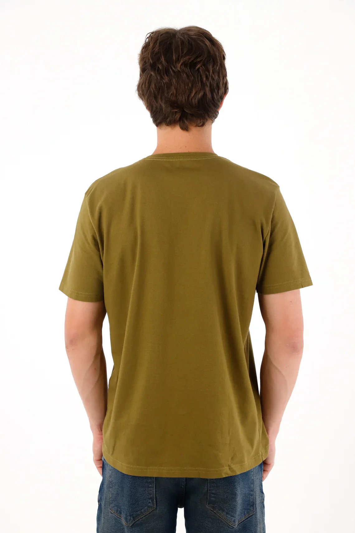 Green Antipilling T-Shirt for Men - Image 4