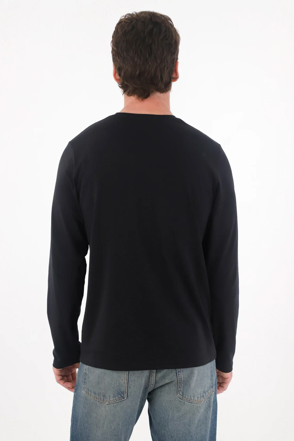 Black long sleeve t-shirt for men - Image 4