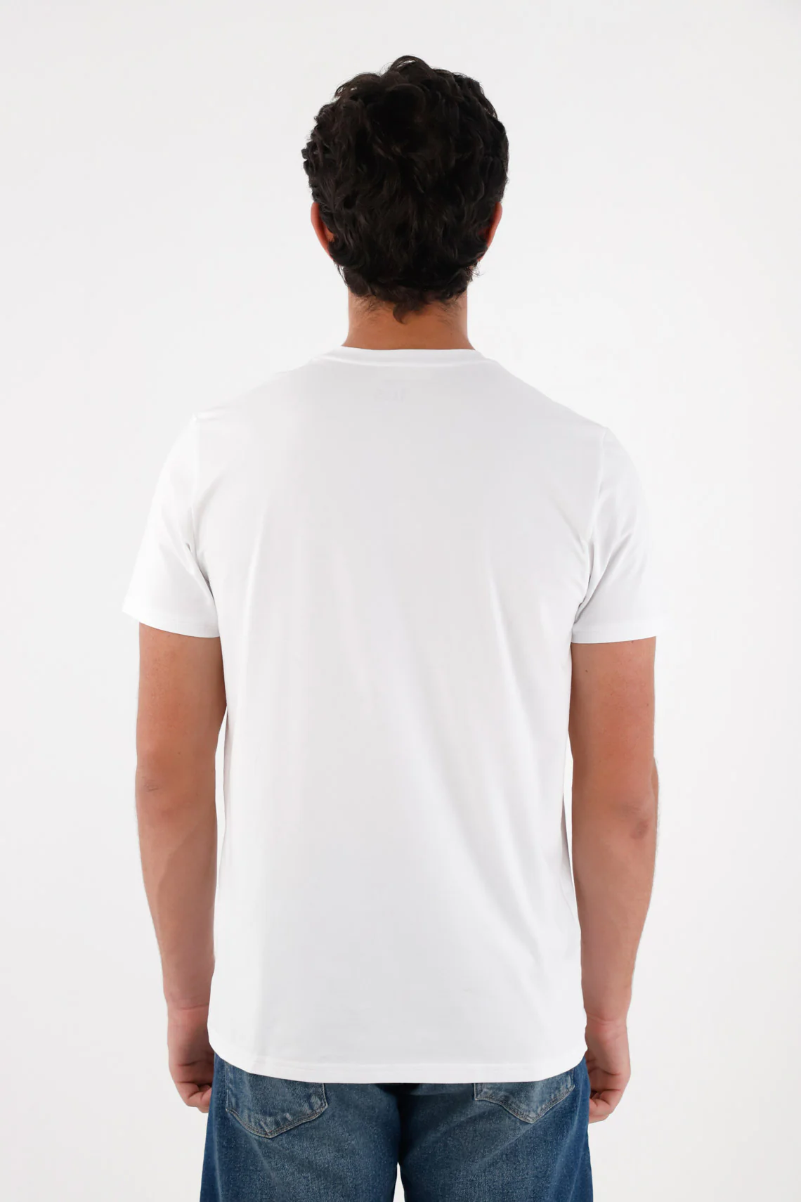 T-Shirt with White Mini Racket for Men - Image 4