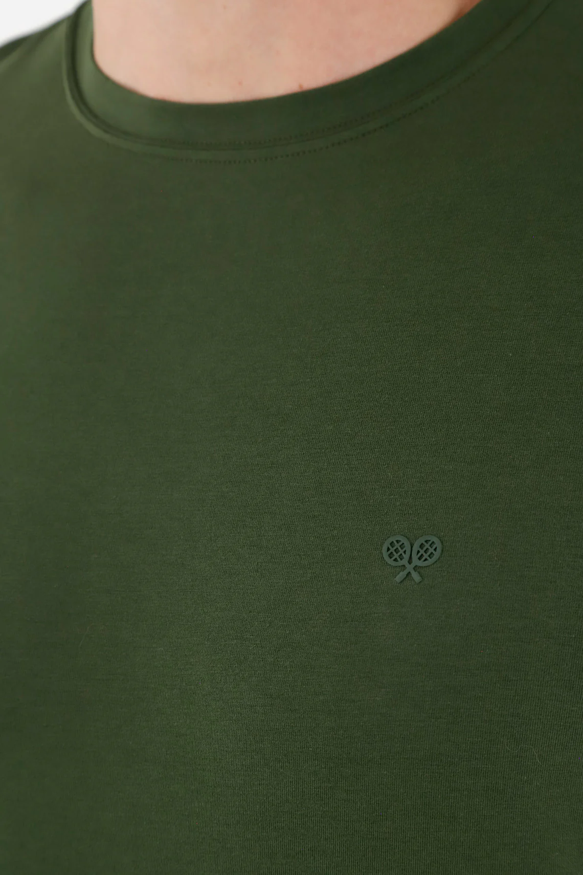 Men's Green Crew Neck T-Shirt - Image 2