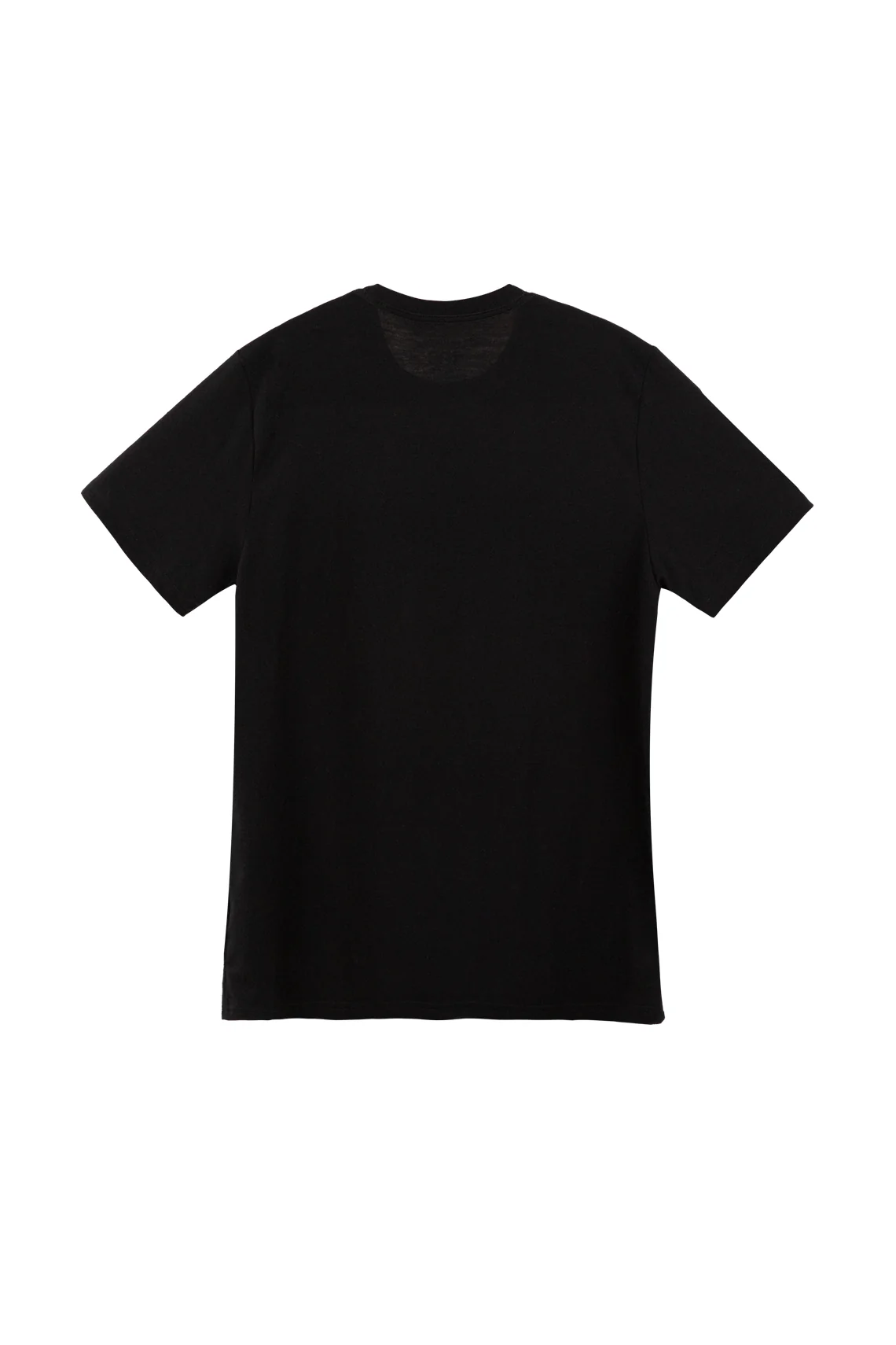 Men's Black Front Print T-Shirt - Image 2