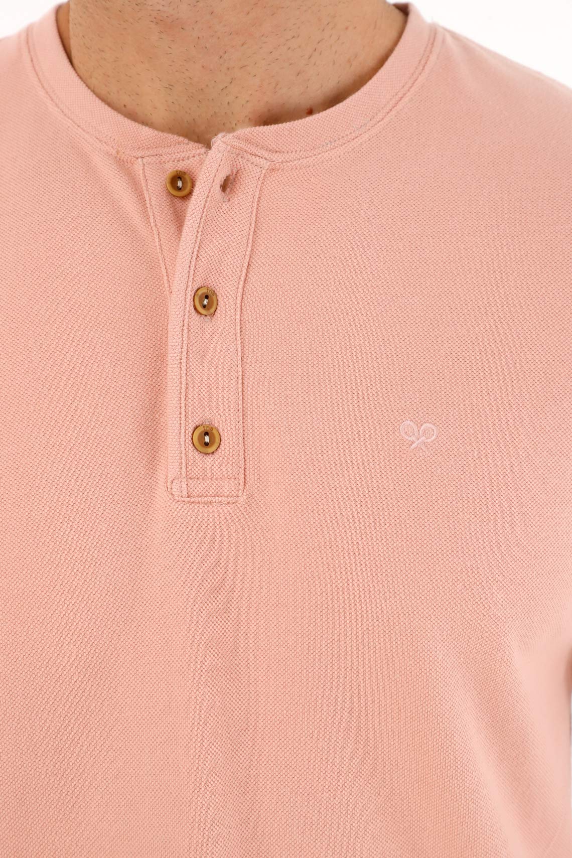 Men's Short Sleeve Pink T-Shirt - Image 3