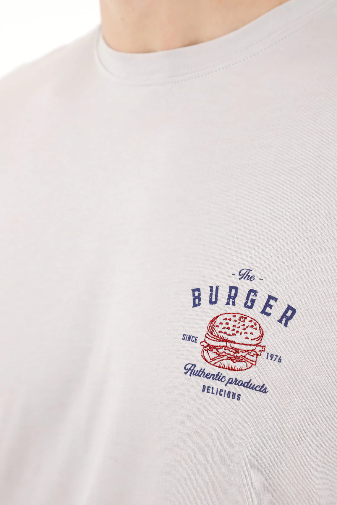 Men's gray graphic t-shirt - Image 3