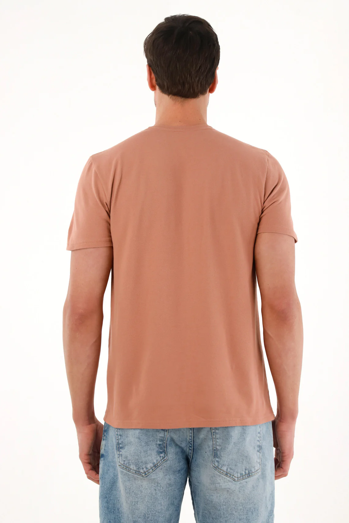 Men's Brown Front Pocket T-Shirt - Image 4