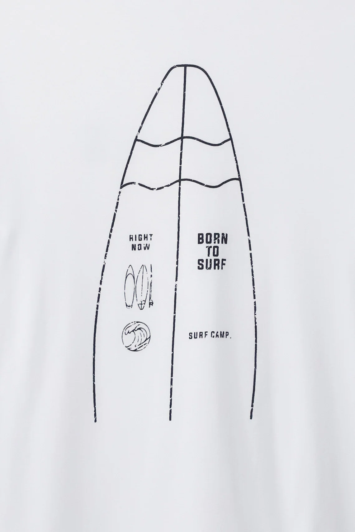 Men's Short Sleeve White Printed T-Shirt - Image 3