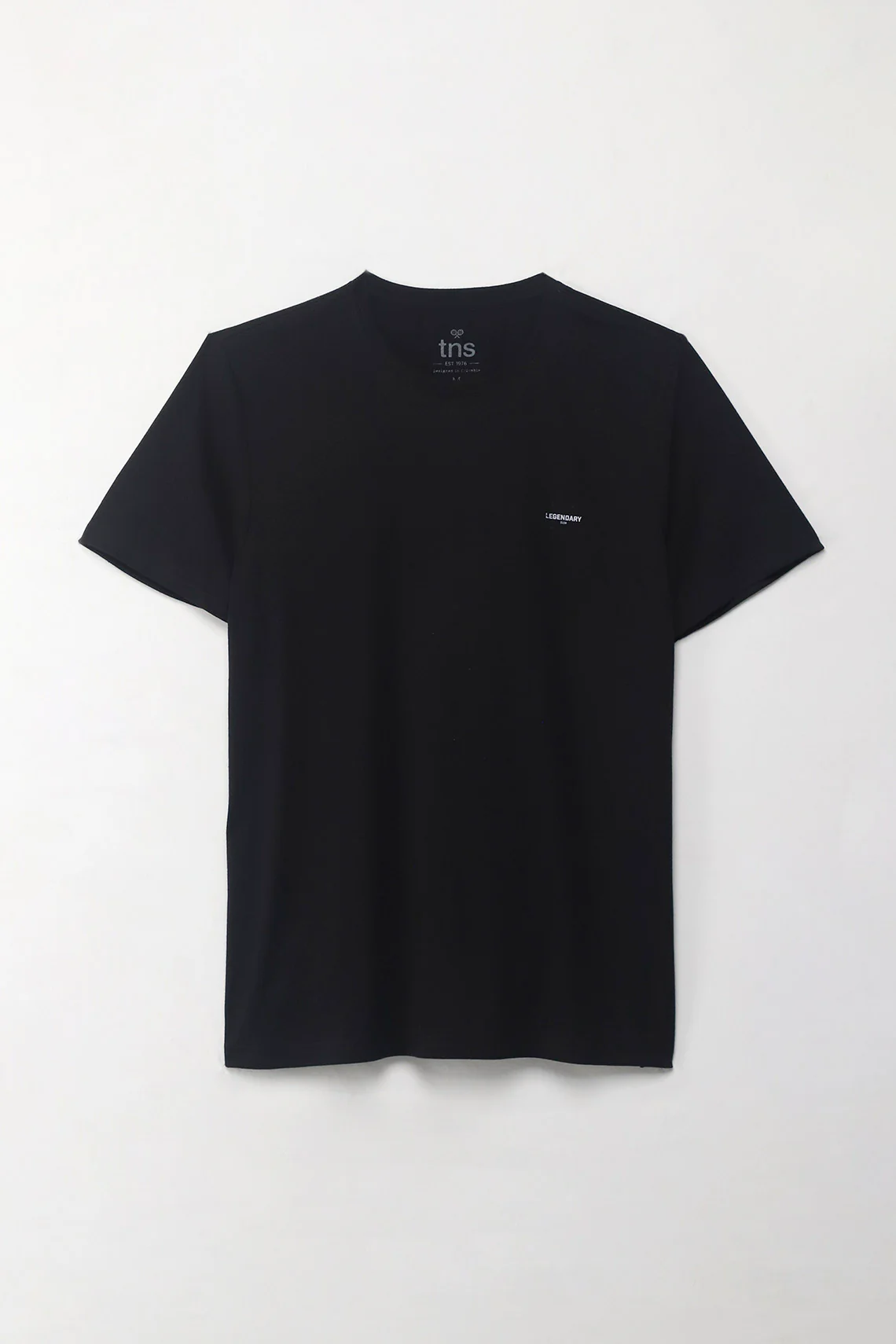 Black Printed Short Sleeve T-Shirt for Men