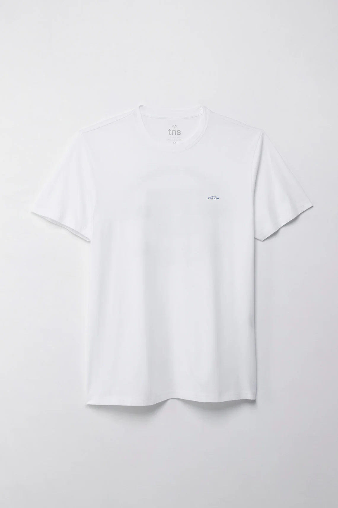 Men's Short Sleeve White Printed T-Shirt