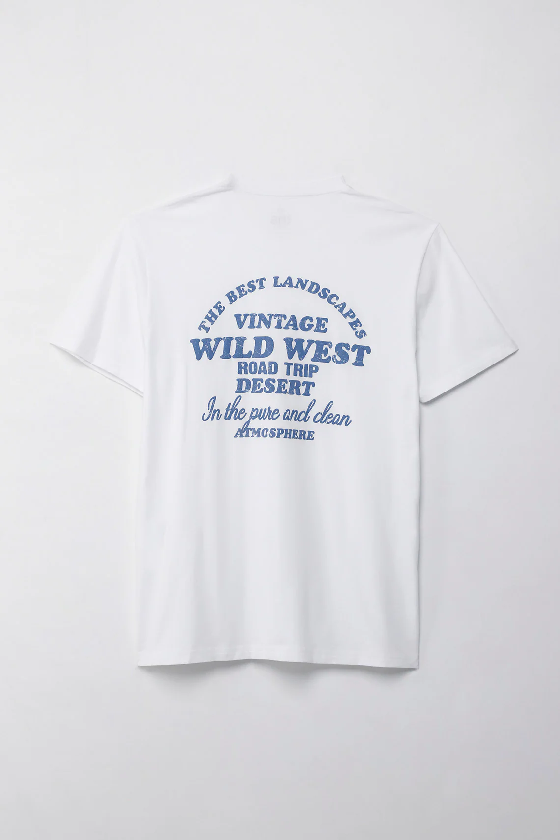 Men's Short Sleeve White Printed T-Shirt - Image 2
