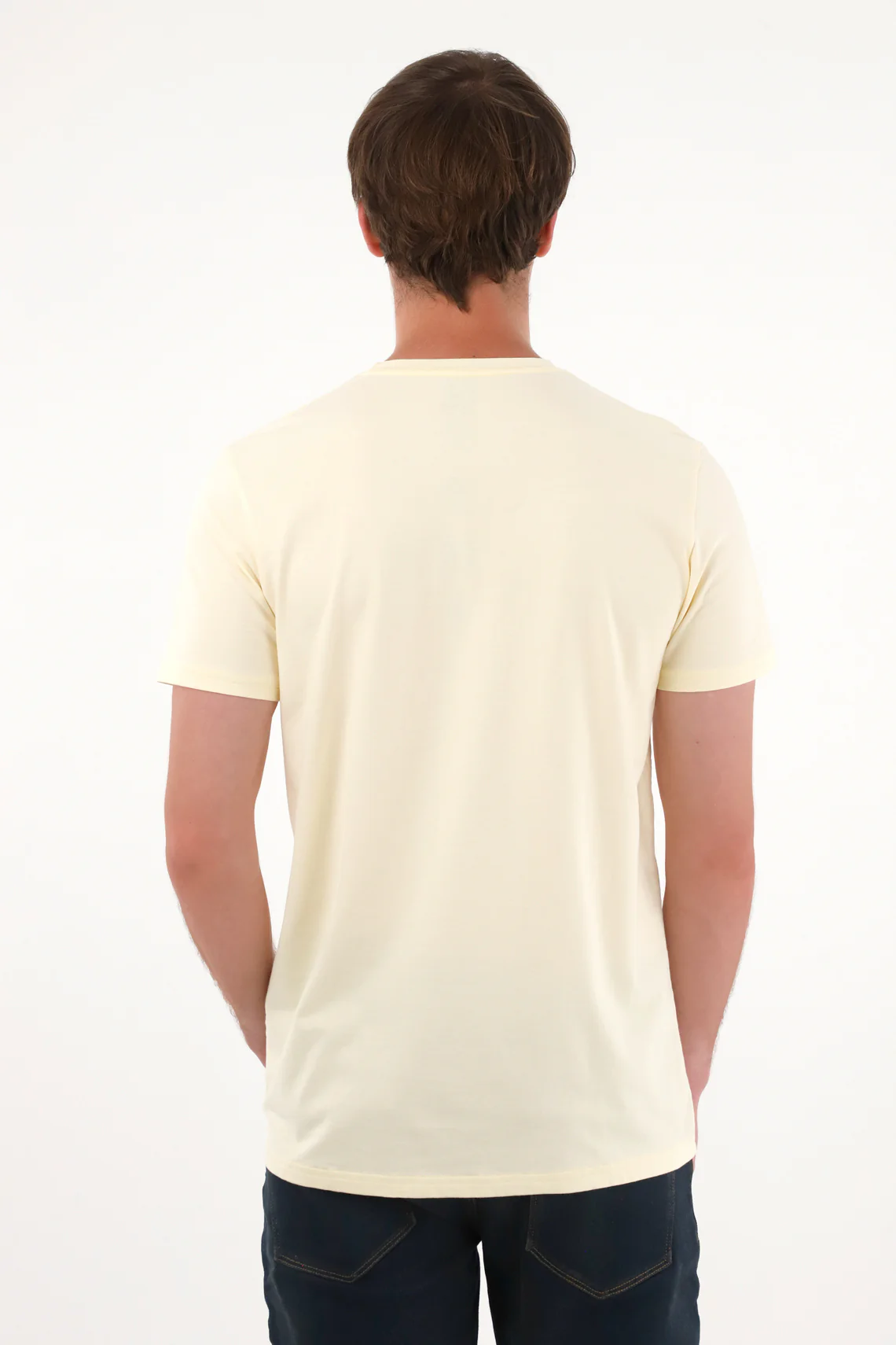 Must-Have Yellow Short Sleeve Cotton T-Shirt for Men - Image 4