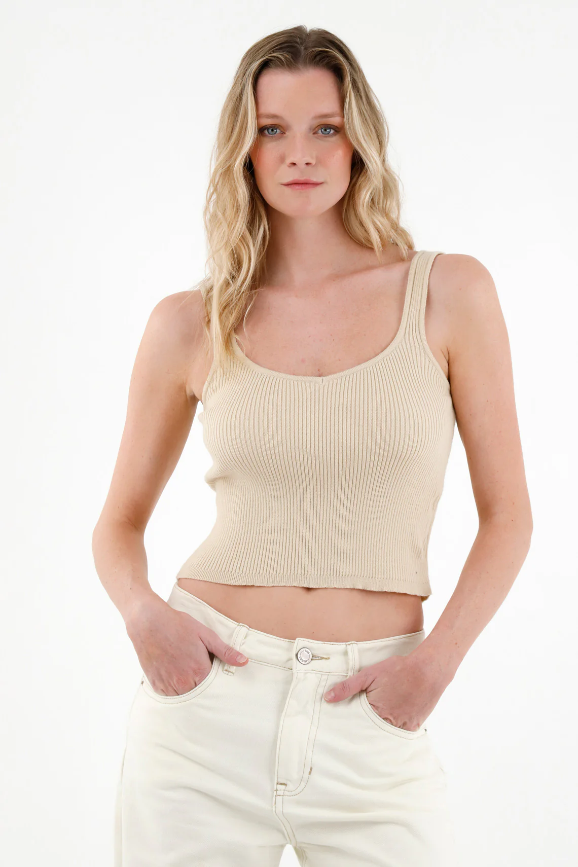 Women's Brown Knit Shirt - Image 2