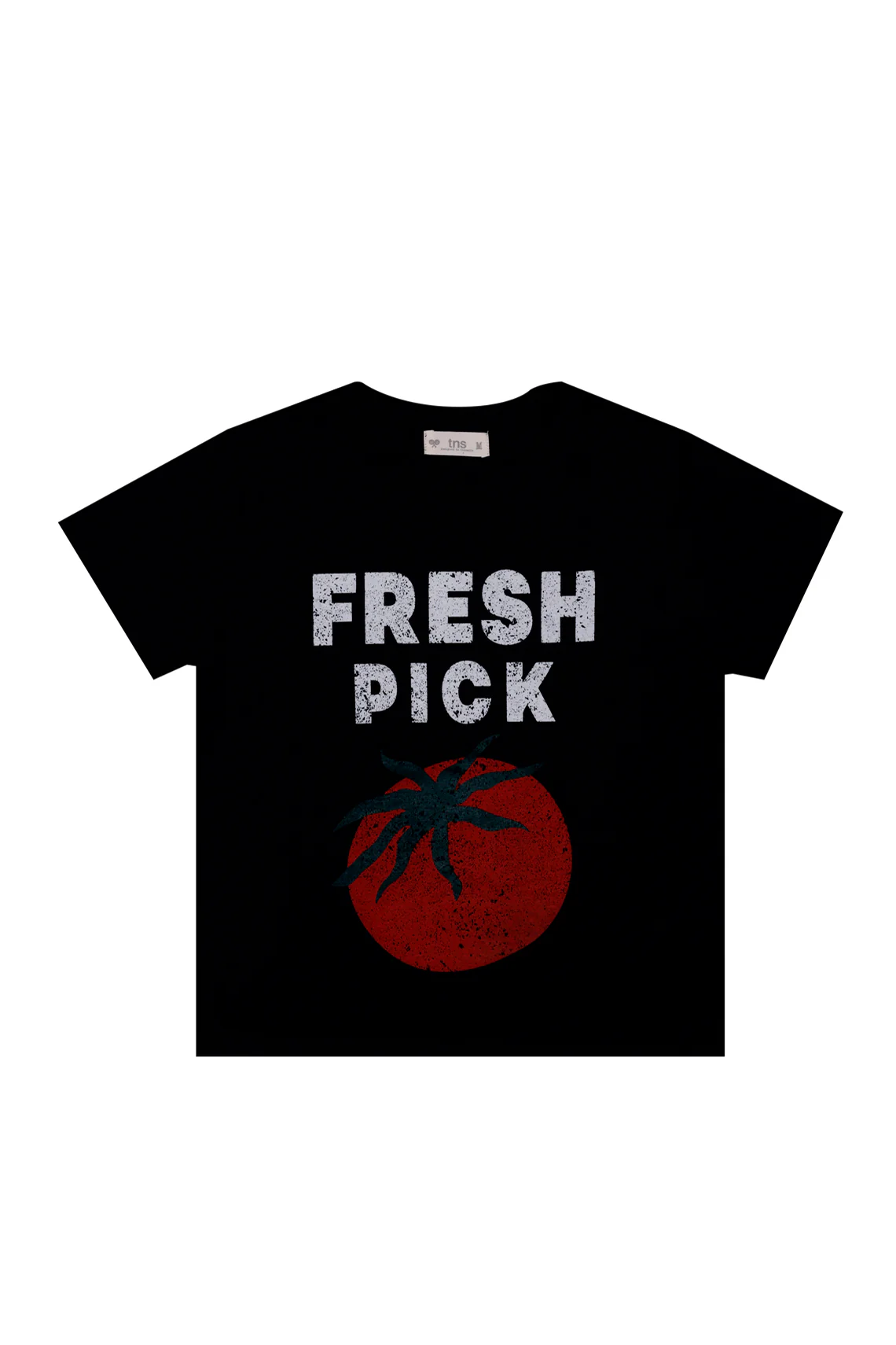 Women's black graphic t-shirt