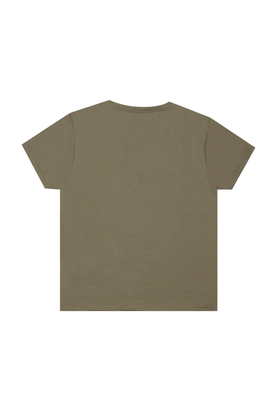 Women's green letter print t-shirt - Image 2