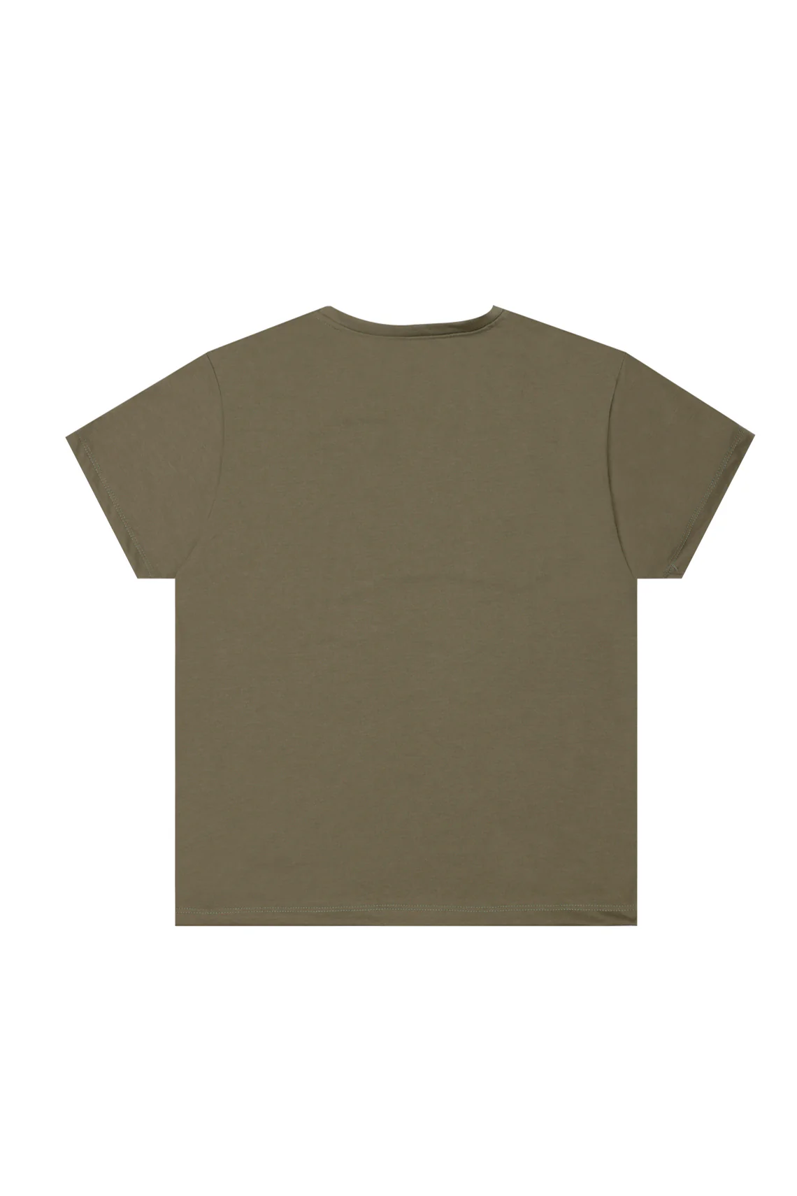 Women's green letter print t-shirt - Image 2
