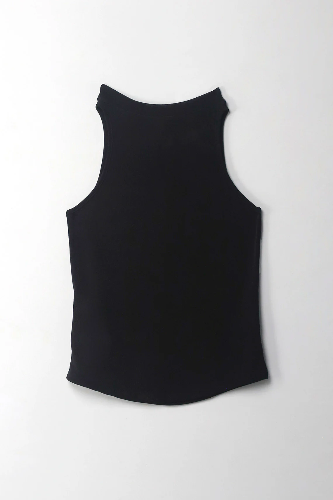 Women's Black Woven Fabric Shimmer T-Shirt