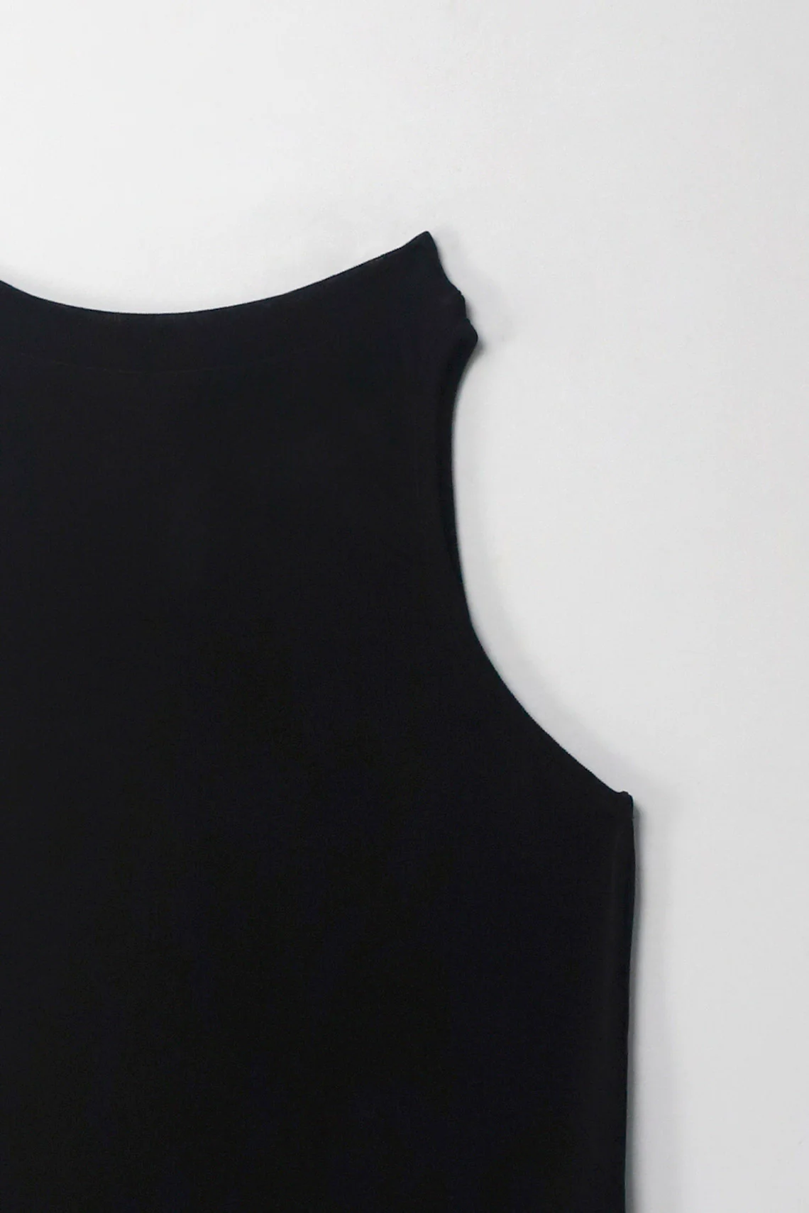 Women's Black Woven Fabric Shimmer T-Shirt - Image 3