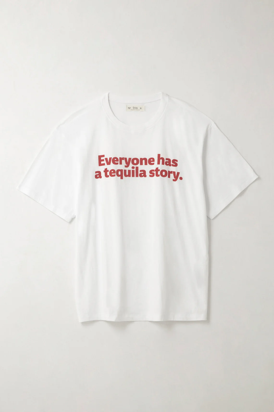 Women's Oversized White Printed T-Shirt