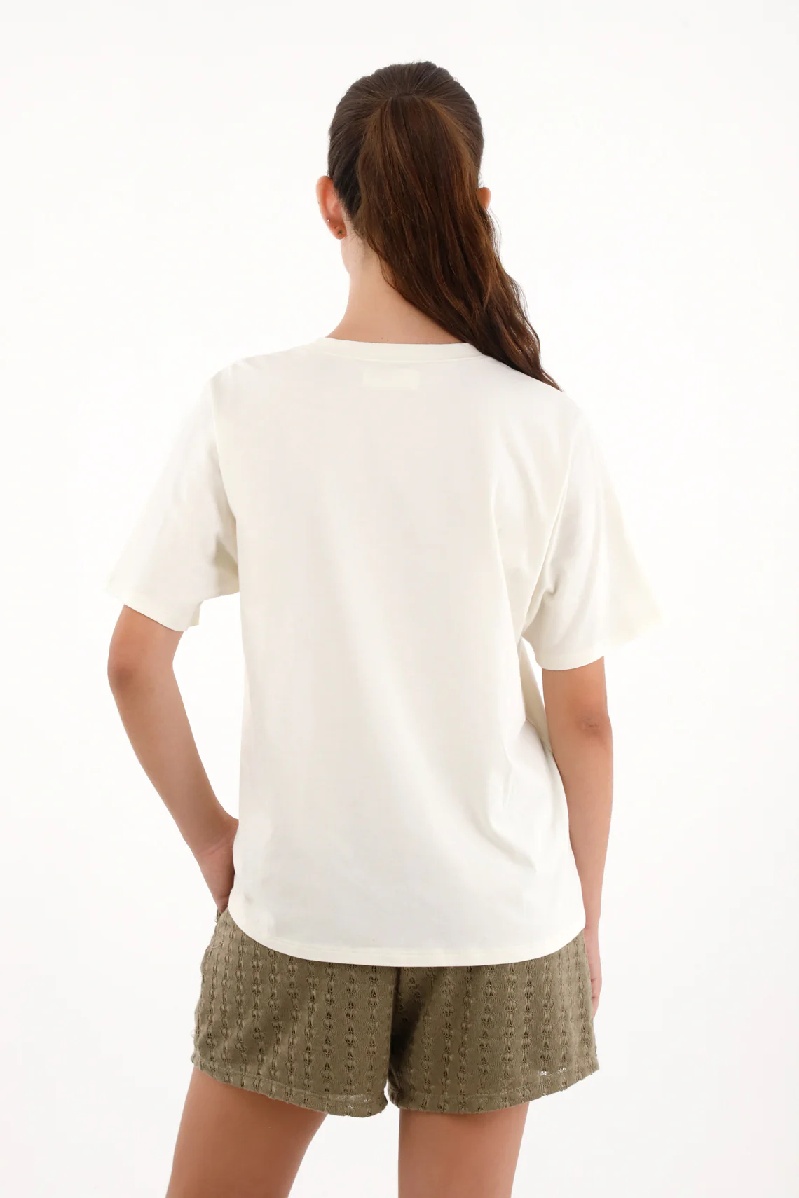 Women's 100% Cotton Pocket T-Shirt - Image 3