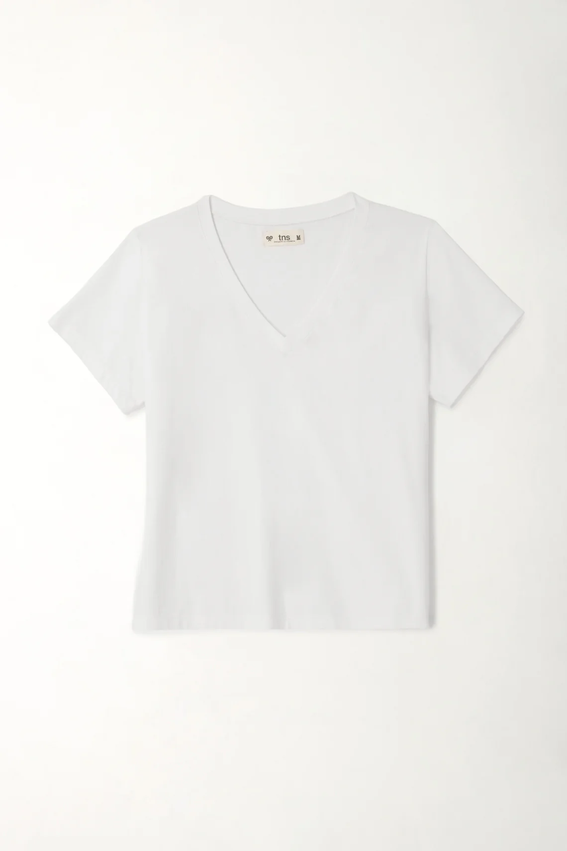 Women's Crude V-Neck Basic T-Shirt