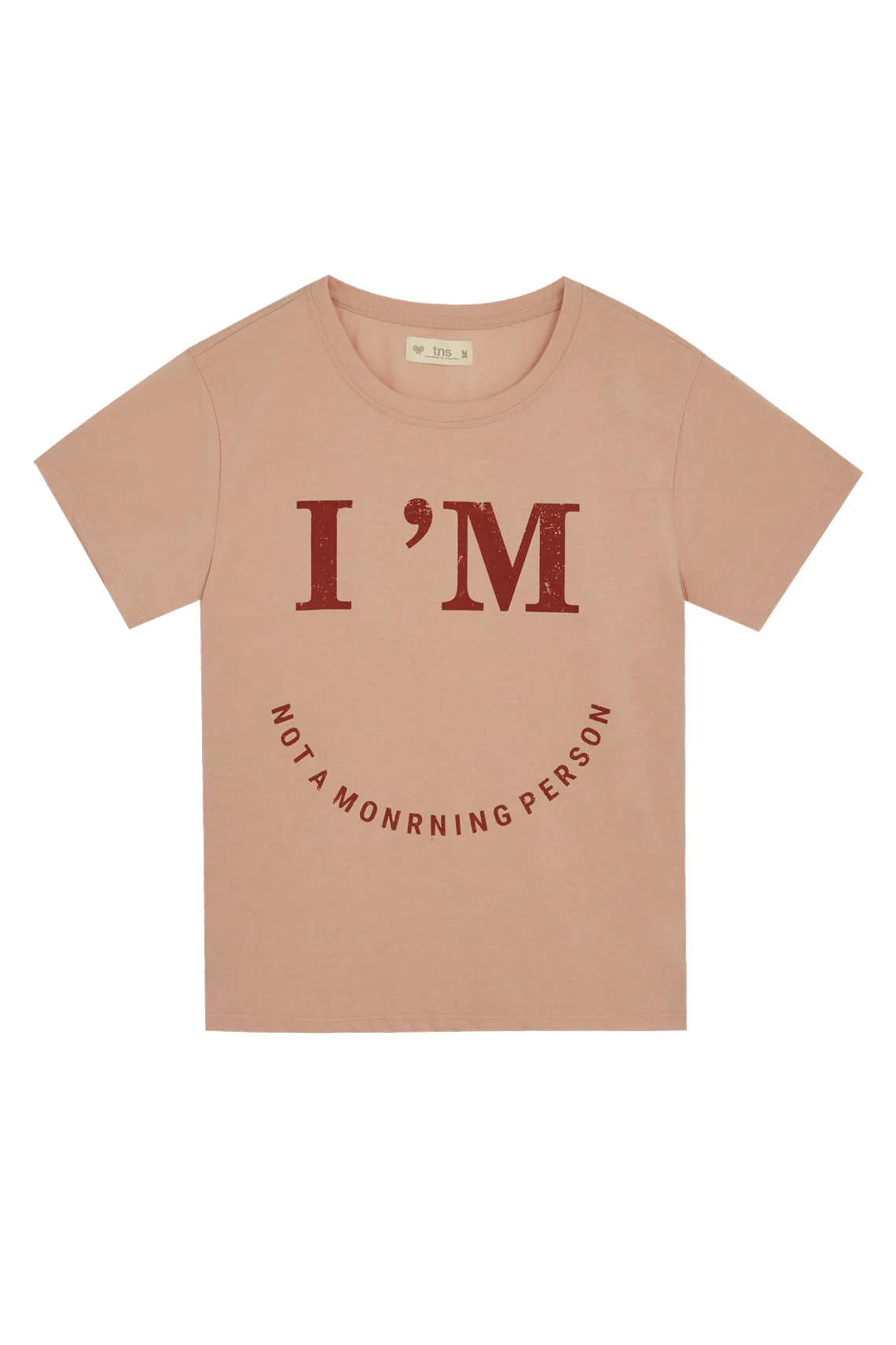 Women's pink basic t-shirt