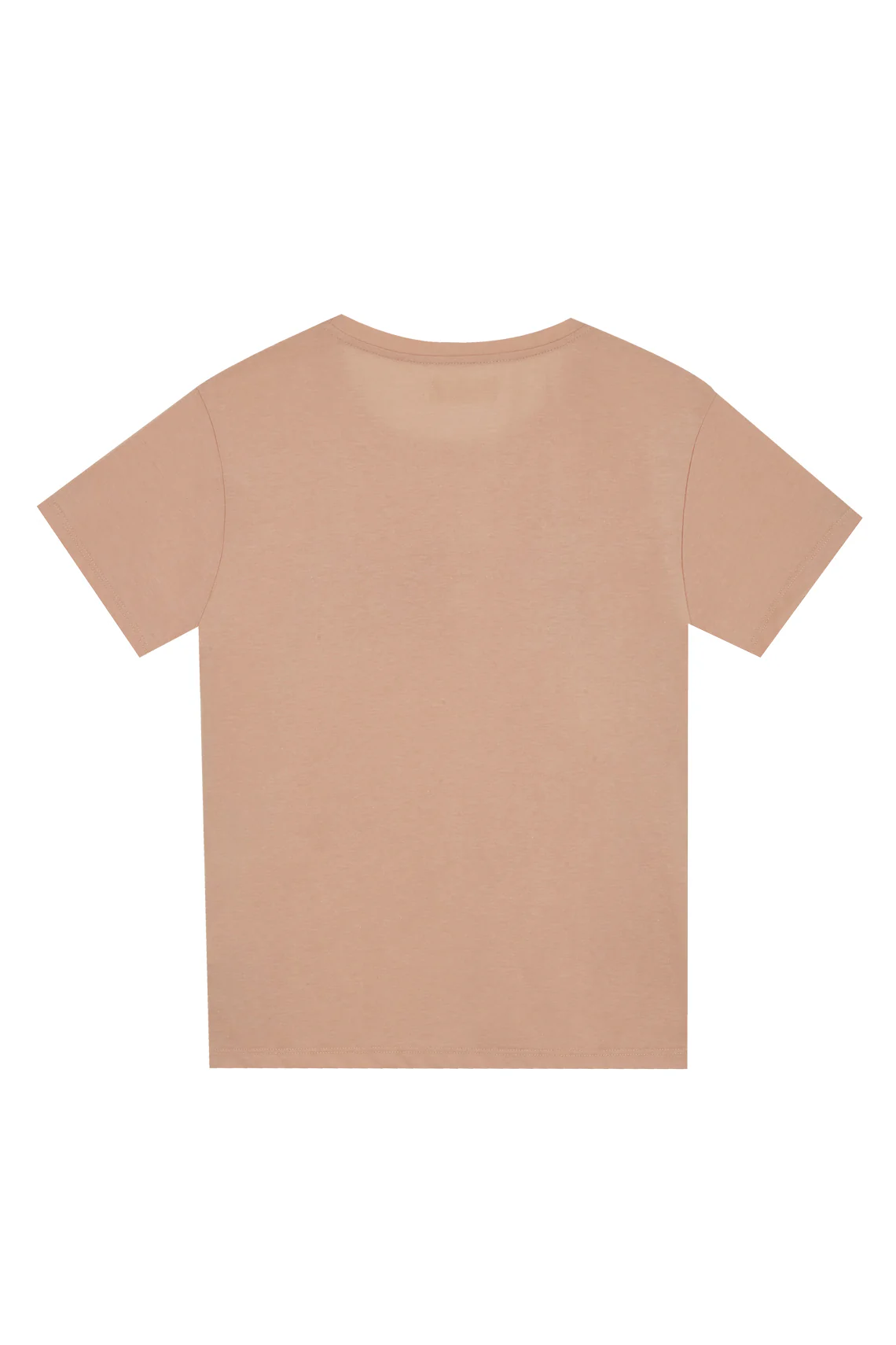Women's pink basic t-shirt - Image 2