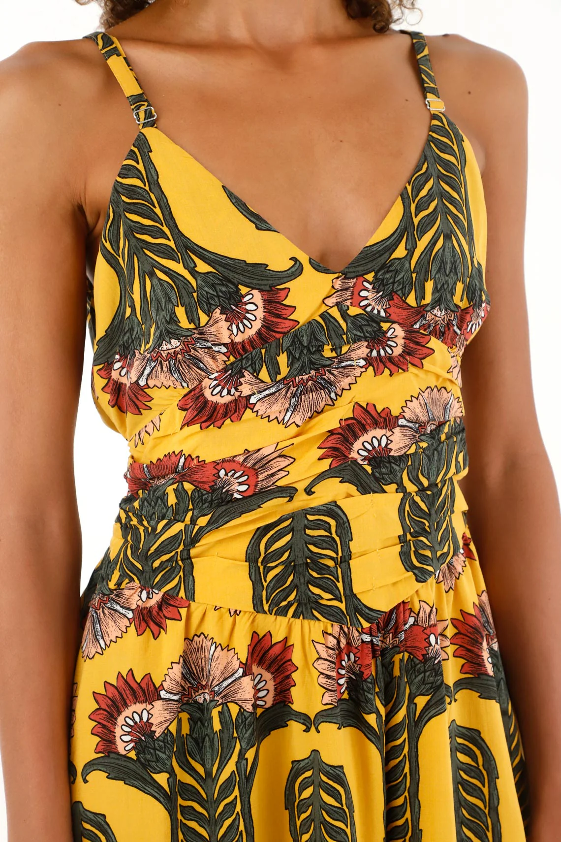Women's Short Floral Print Dress - Image 3