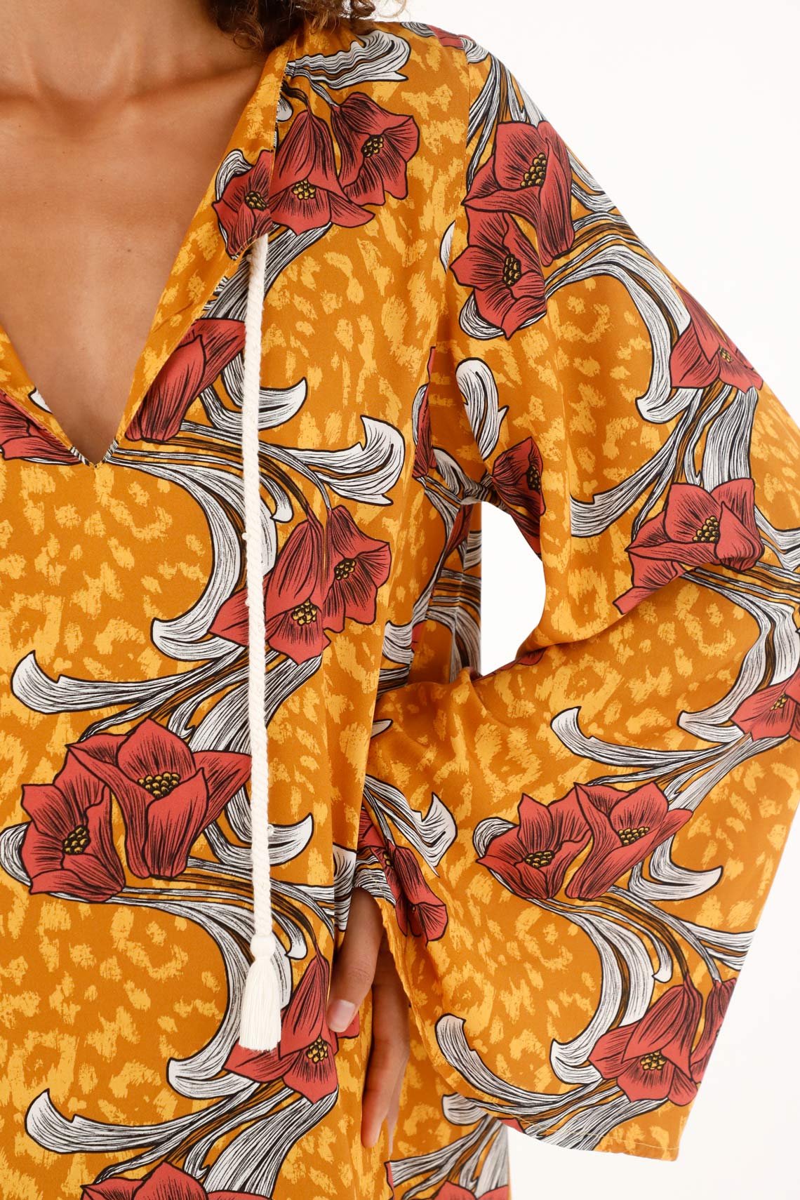 Women's Short Printed Dress - Image 3