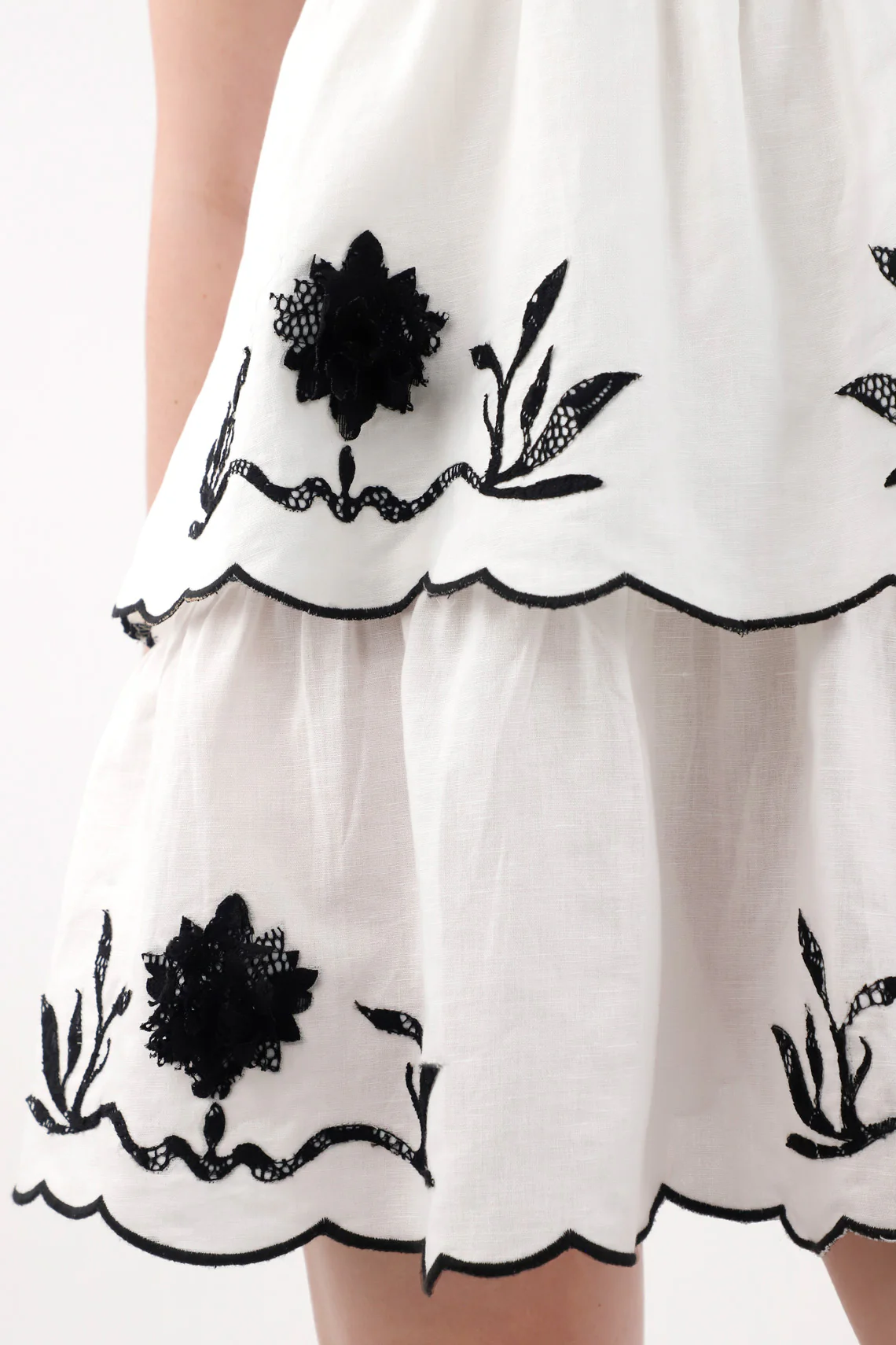 Women’s Short Crudo Dress with Ruffles - Image 2