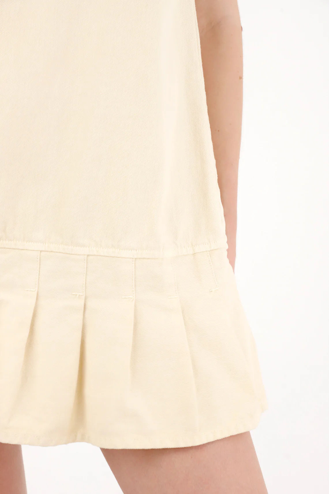 Women's Short Raw Denim Dress - Image 3