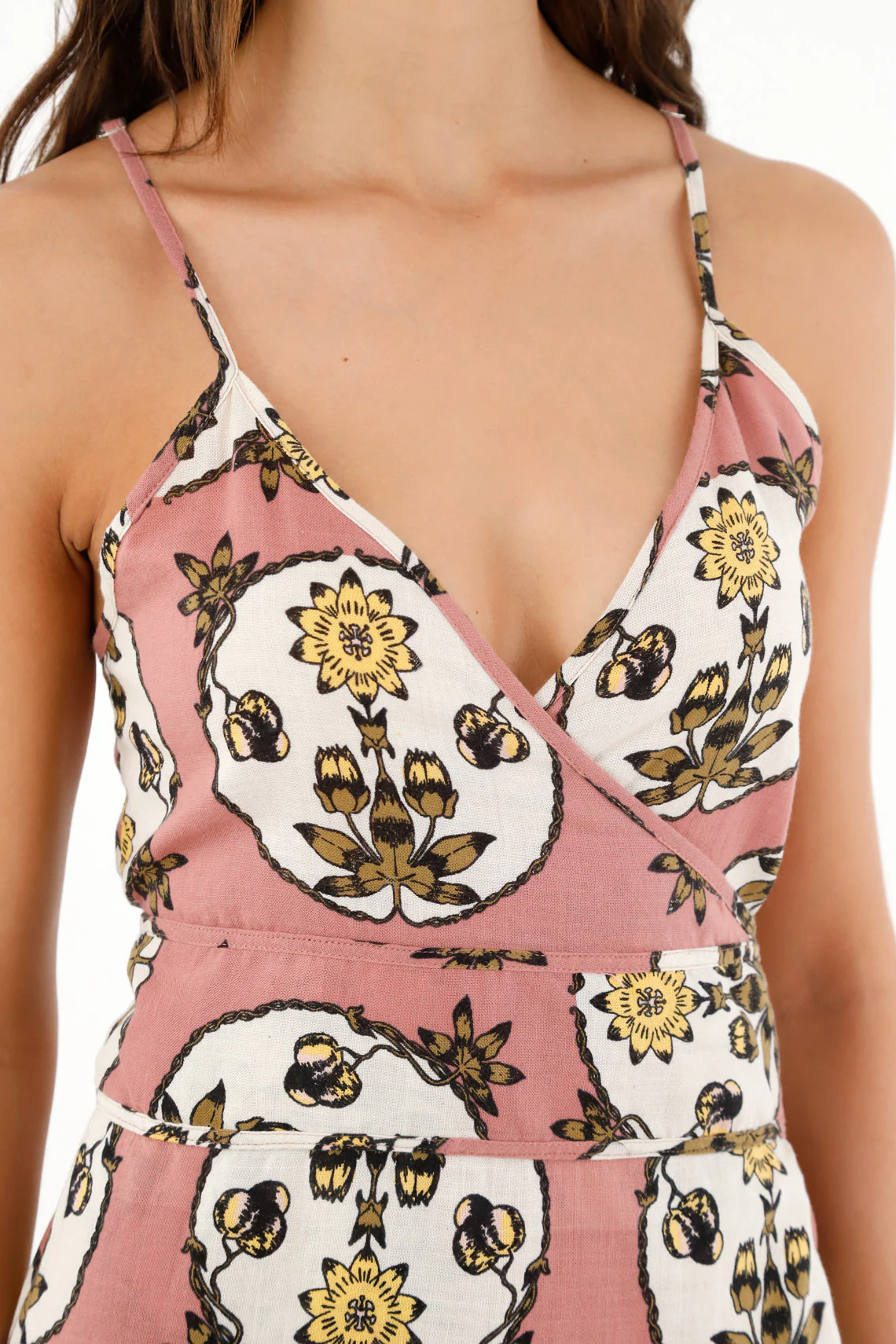 Women's long cross-design dress - Image 3