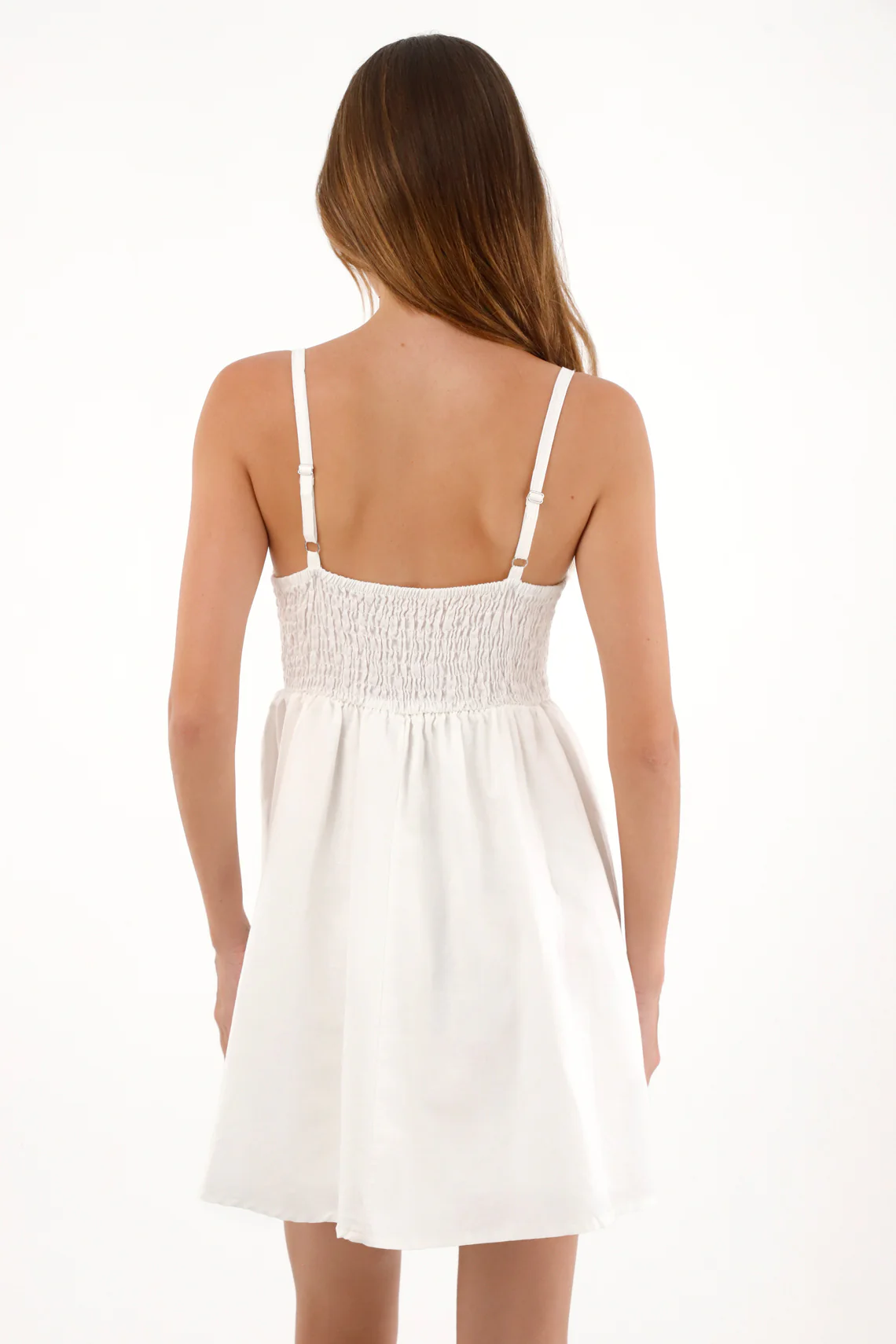 Women's Short Dress with Delicate Mini Prints - Image 4